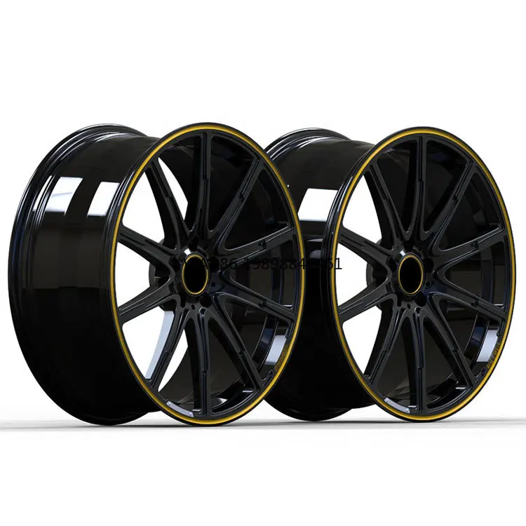 

Monoblock Gloss Black Custom 16-20 Inch 5x112 Forged Car Wheels Rims for Mercedes Benz S450