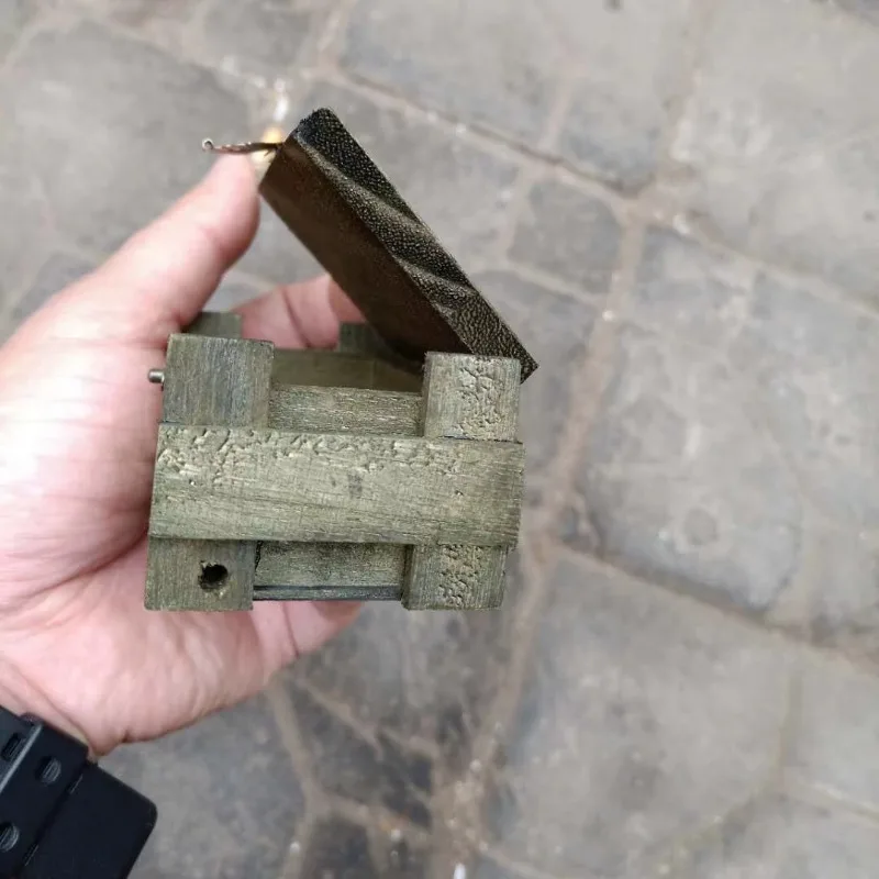 Boîte à munitions en bois de style militaire de la seconde guerre mondiale, étui à armes, modèle pour figurines d'action de 12 pouces, accessoires jouets, échelle 1/6