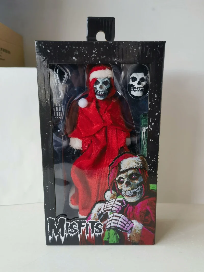 Klassische Musik Rock Punk Band Fiend Skeleton Weihnachten Santa Claus Stil Neca Action Figur Modell Spielzeug Original Sammeln