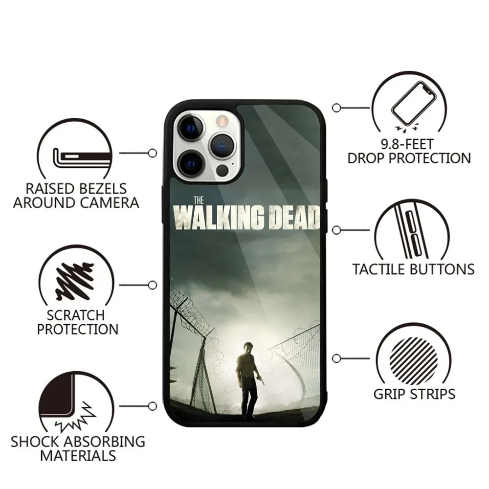 The Walking Dead TV Phone Case Strong Magnetic For IPhone 15,14,13,Pro,Max,Plus,11,12,Mini For Magsafe Wireless Charging