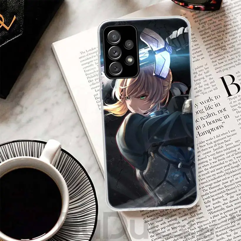 Fate Zero Stay Night Saber Cover For Samsung Galaxy A51 A50 A71 A70 Phone Case A21S A31 A41 A10 A20E A30 A40 A01 A11 A6 A7 A8 A9