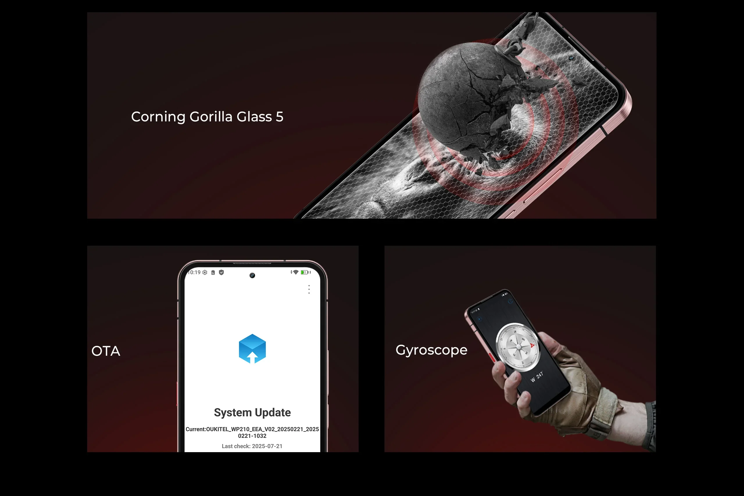 NEW OUKITEL WP210 Rugged Phone 6.7" MTK Dimensity 8200 NFC 36GB+512GB 8800mAh 45W 108MP Android15 5G WIFI6 120Hz IP68 Smartphone