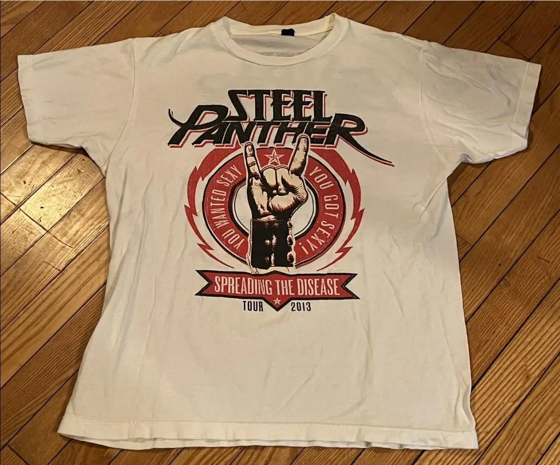 Steel #Panther Tour Spreading the Disease Rock Tee Shirt HL8130