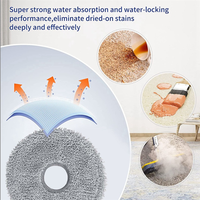 B47B-17PCS Accessories Kit For Proscenic M9 Robot Vacuum Cleaner Replacement Accessories Washable Cleaning Cloth