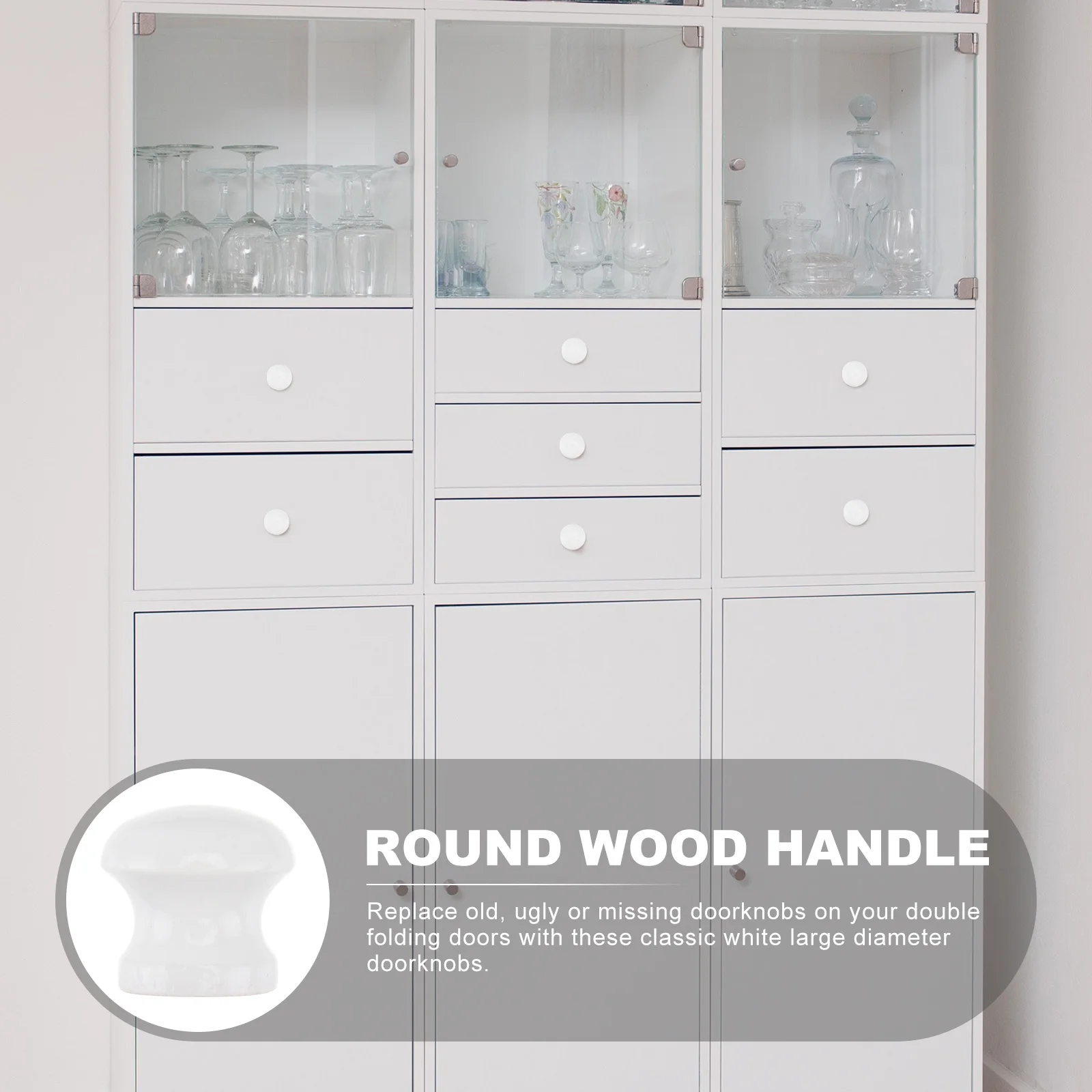 

10pcs Solid Wood Handle Furniture Accessory Kitchen Cabinet Knob Drawer Pull Wardrobe Door Handle Cupboard Pull Hardware