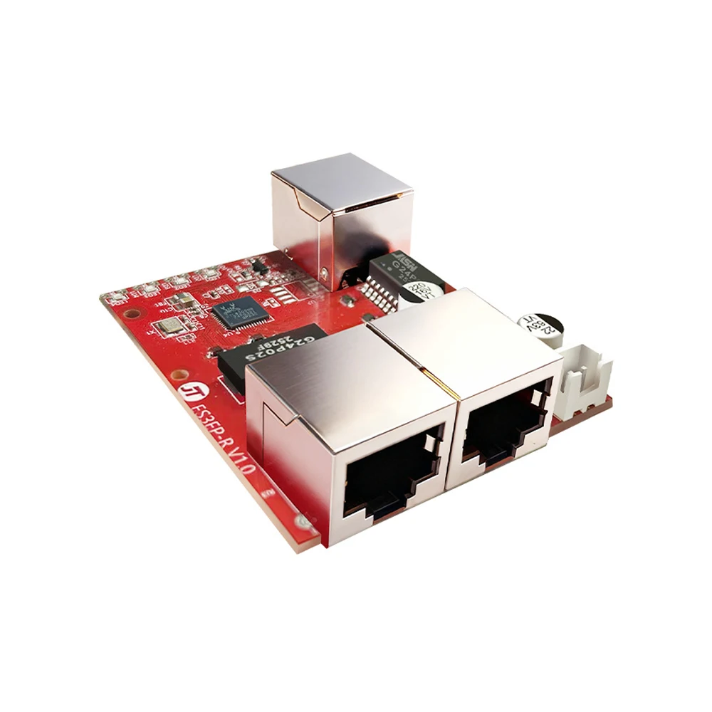 3/5-portowy 10/100Mbps Fast Ethernet wbudowany przełącznik PCBA, moduł LAN do sterowania przemysłowego, sieci wewnętrznej UAV — zdjęcie produktu 7