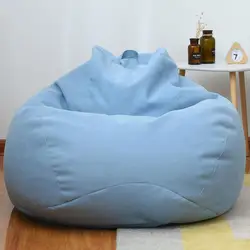 Bolsa de frijoles para sofá, bolsa de frijoles suave para ocio, sofá perezoso, silla, Tatami, tumbona perezosa, funda para sofá, bolsa de frijol grande, cojín para silla, cama