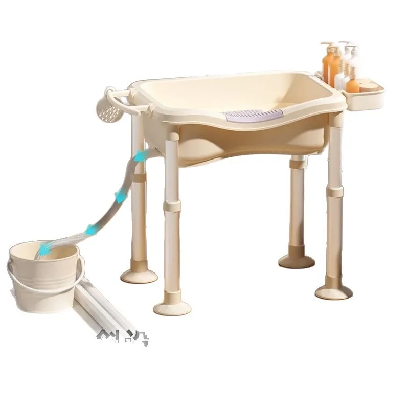 Pregnant women and the elderly shampoo basin can lift children lying flat maternal confinement