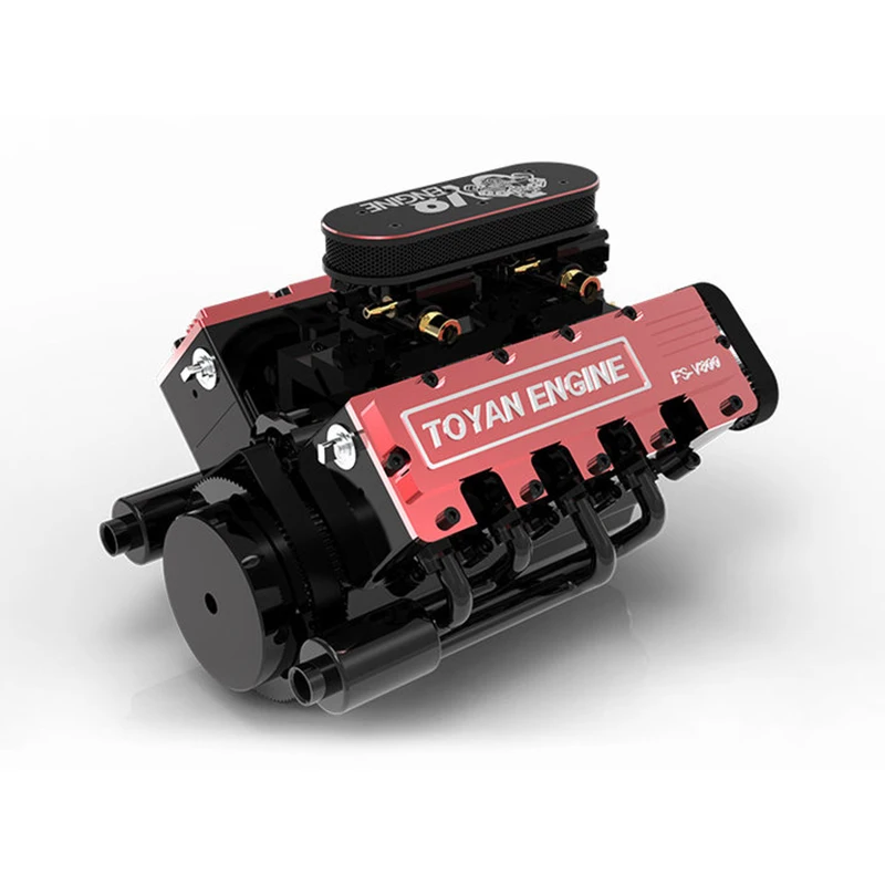 28cc Toyan V8 Methanol engine Model FS-V800 RC 4-stroke Miniature Eight-cylinder Water Cooling Kit