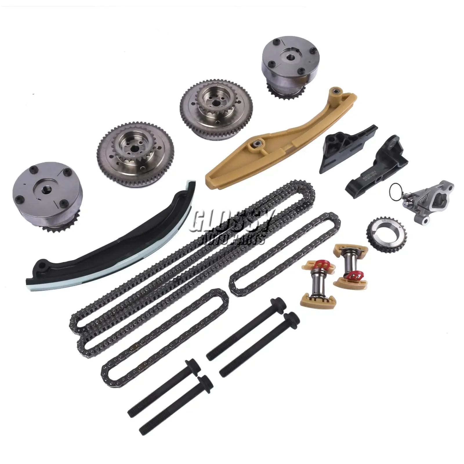 

AP03 Timing Chain Kit for Ford Edge Expedition Explorer F150 Mustang Taurus Transit, Lincoln Navigator Mark LT 3.5L AT4Z6K255A