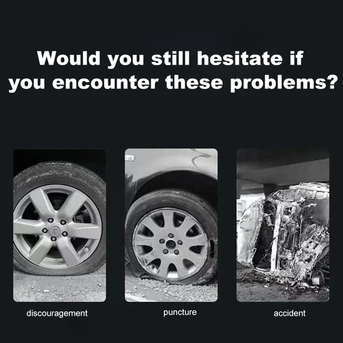 Imagen 2 del producto Mini compresor de aire de doble cilindro, inflador de neumáticos de alta resistencia con luz LED, bomba de aire eléctrica para coche, 12V, 150PSI