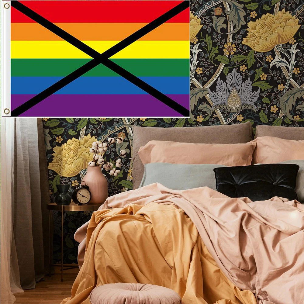 Rainbow pride Flag freedom 3x5ft custom any hobby flag banner