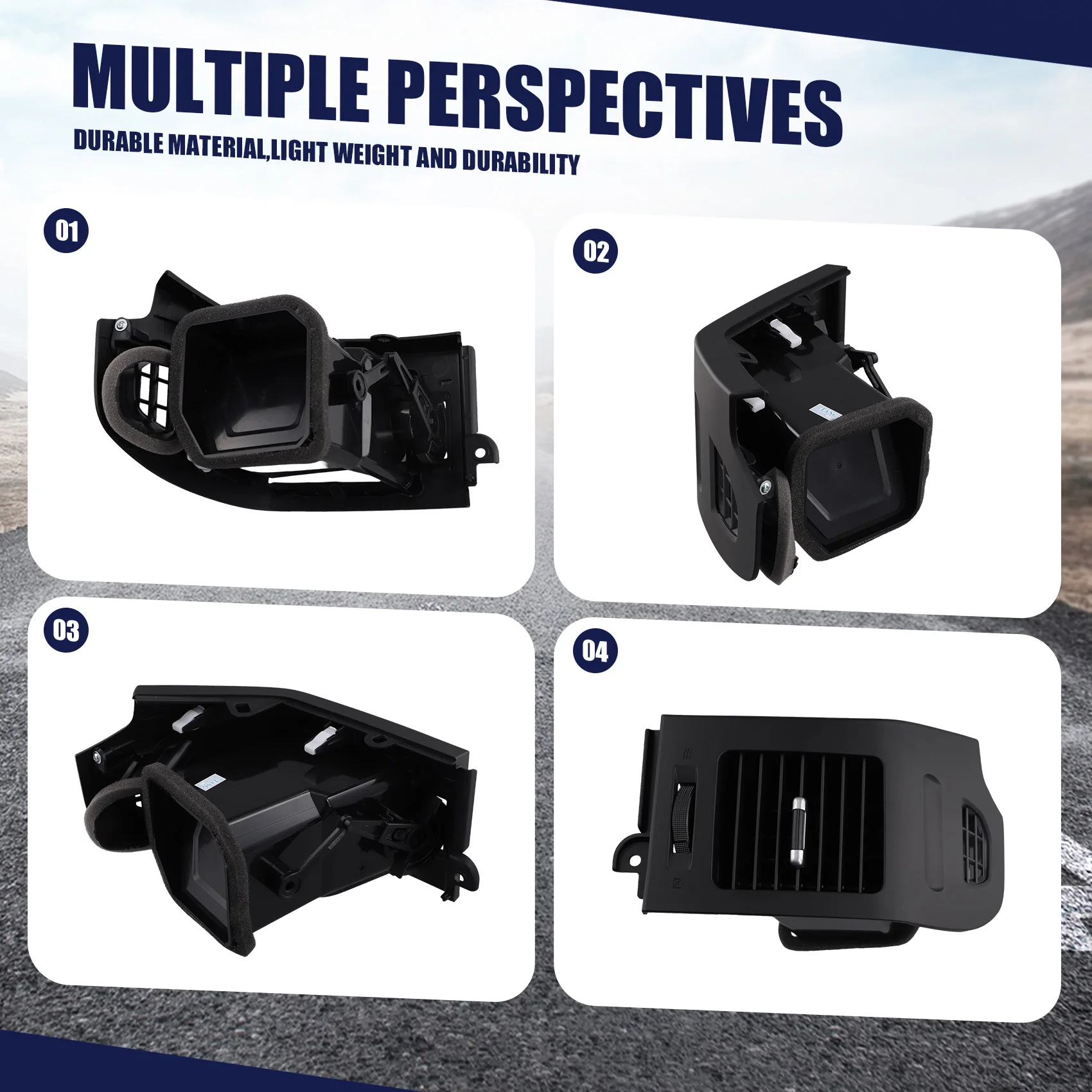 

Автомобильная приборная панель, воздуховыпускное отверстие для Mitsubishi Pajero Montero Shogun 4 MK4 2007-2015, левый 8030A059XA-T47C