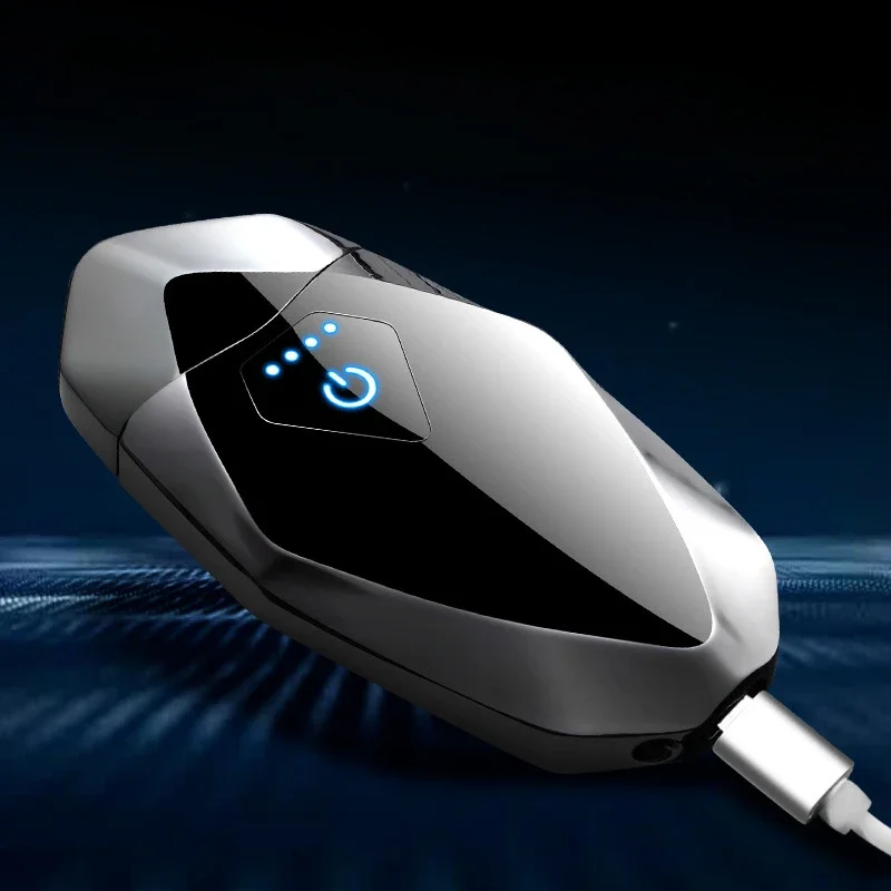 Double Arc Electric Lighter Metal Cigarette Lighter Plasma Windproof USB Smoking Accessories Lighters Cool Men Rechargeable Gift - Image 4