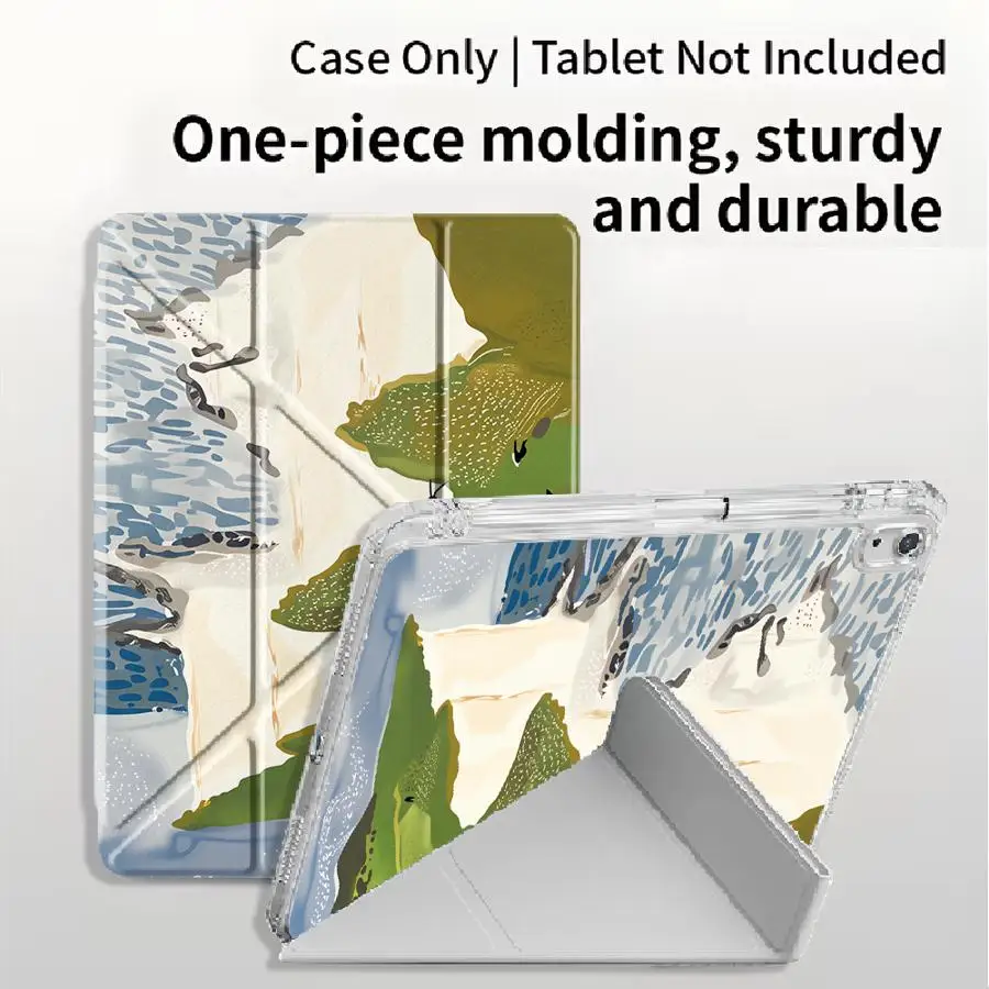

Abstract Landscape Art Holder Cover Tablet Case For iPad Air 4 5 M3 M2 M4 11inch Mini 6 7 11th 10th 9th 8th 7th 12.9inch Pro