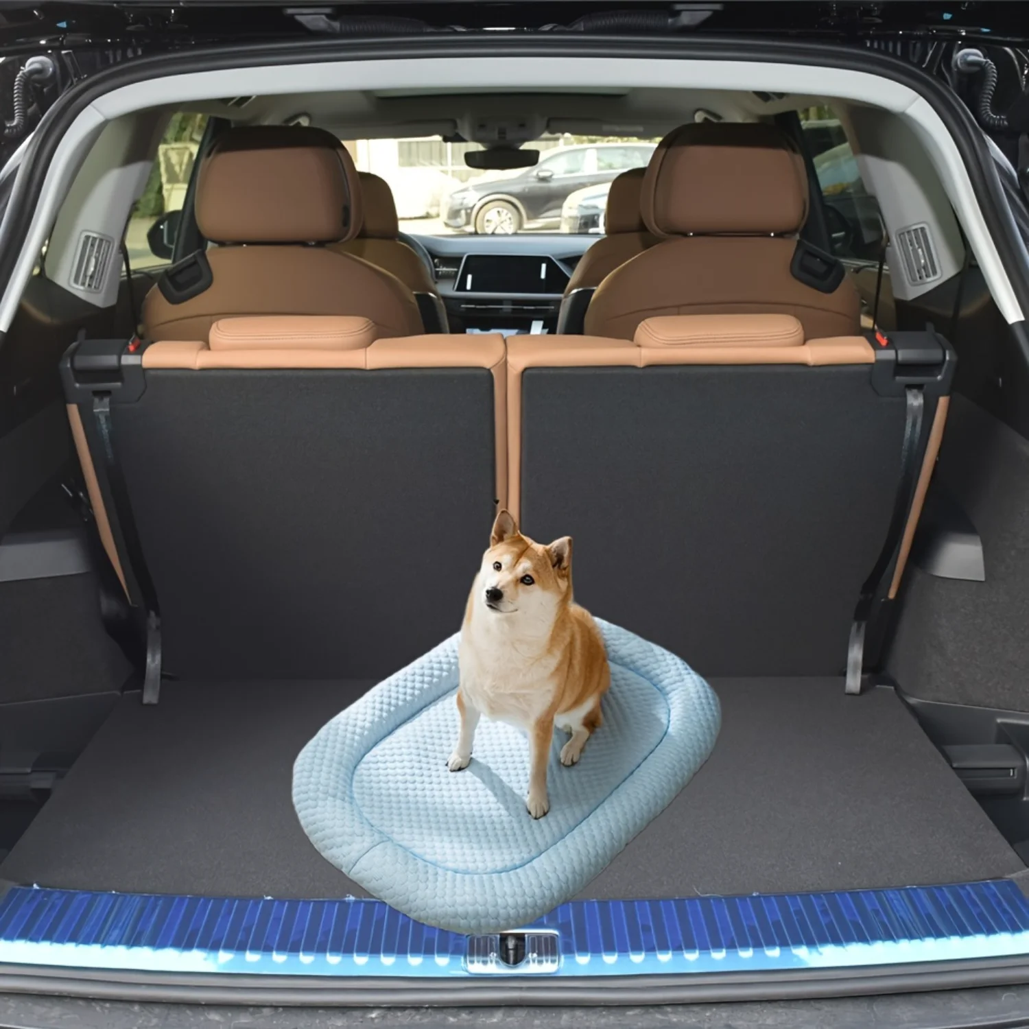 Estera de enfriamiento para coche/uso, camas para mascotas, estera de enfriamiento para perros, estera de enfriamiento con sensación de hielo, alfombrilla para cama para perros, almohadilla para caja para perros