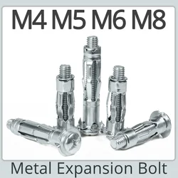 Wall Screw Fix Gypsum Board Expansion Screw Aircraft Tube Pipe Hollow Wall Anchors Plugs Metal Expansive Bolt M4 M5 M6 M8