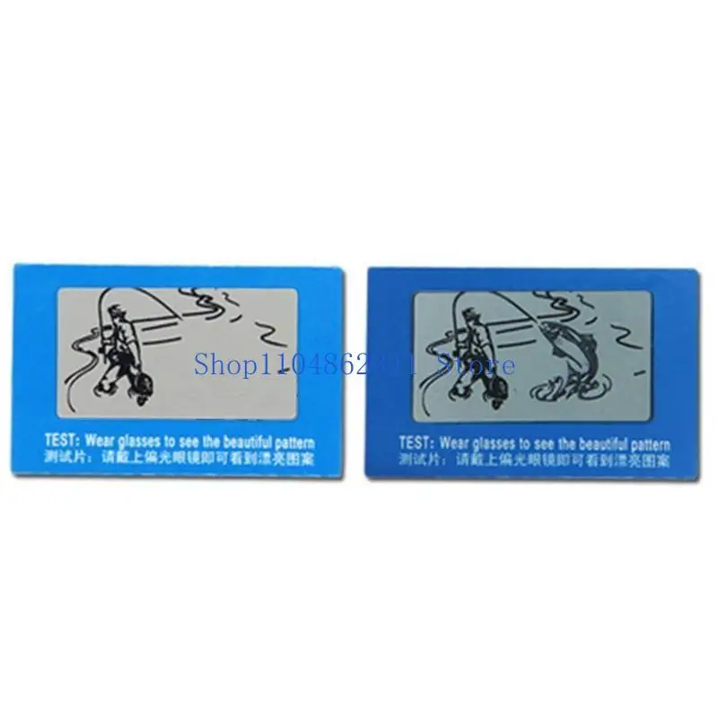 5asd Test Tool Little Card for Polarized Sunglasses,Portable Polarization Sunglasses