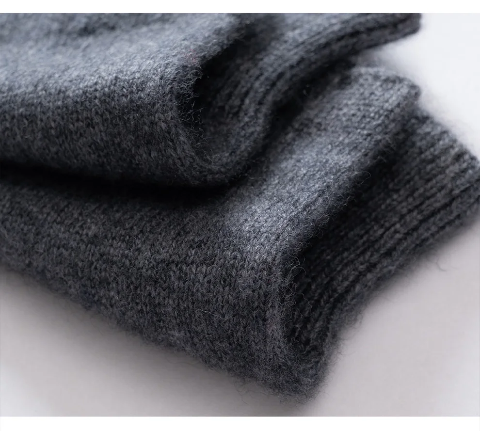 High Quality 100% Pure Cashmere Half Finger Gloves Women Soft Warm With Fourchettes Knitted Gloves For Driving Outdoor Sports