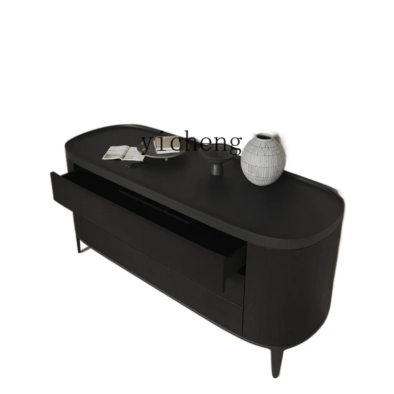 

Sideboard Cabinet Modern Minimalist Locker Storage Cabinet Entry Entrance Cabinet Solid Wood Dining Edge