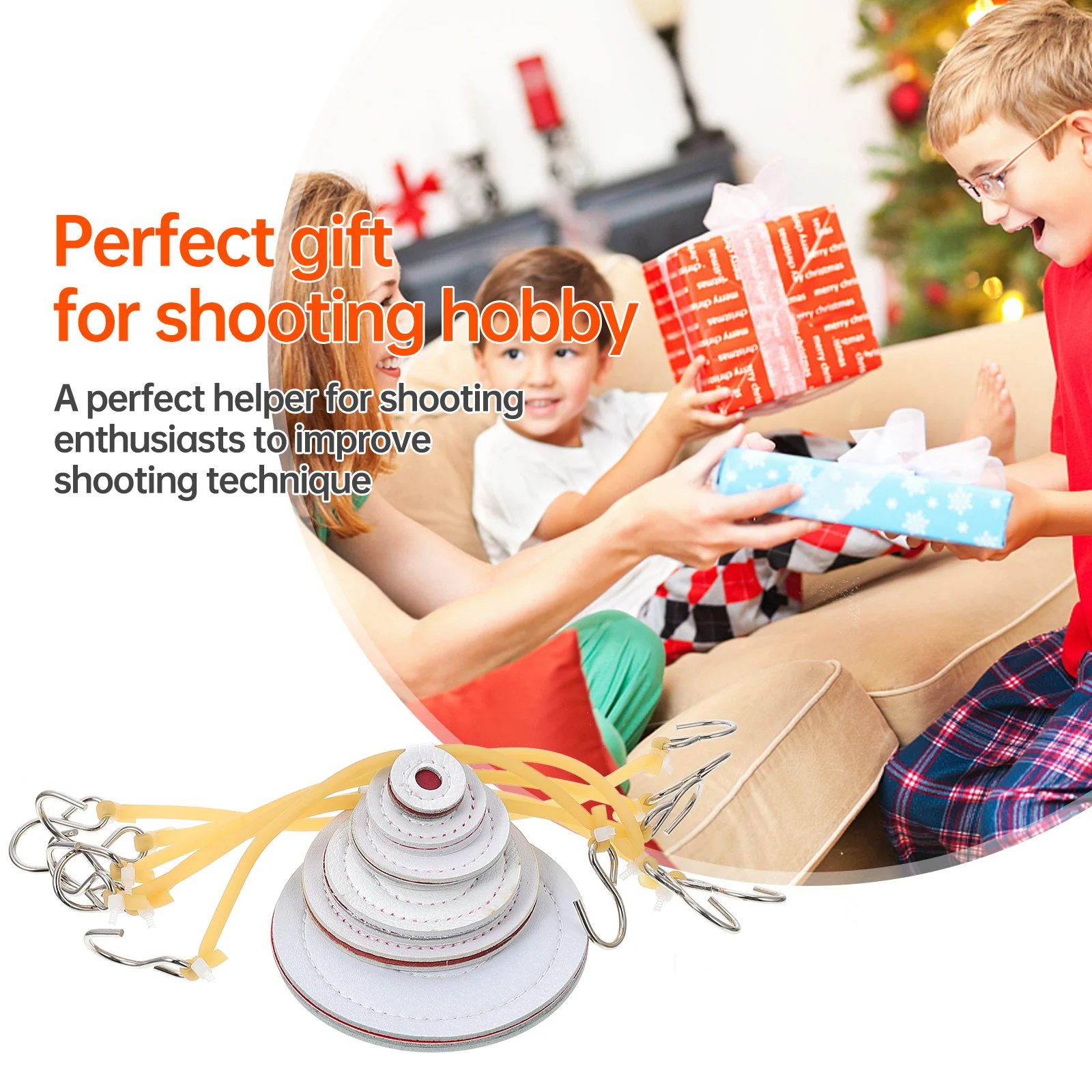 مجموعة واحدة من وسادة ملحقات الرماية المحمولة للتدريب في الهواء الطلق من الألياف الممتازة #3