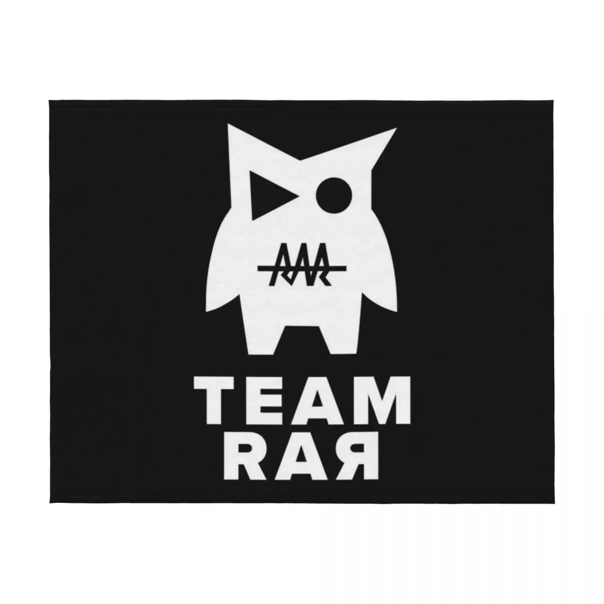 بطانية رمي Team Rar Merch Team Rar V0 Crew، أفكار هدايا عيد الحب الكبيرة، بطانيات منقوشة من القطيفة الناعمة الثقيلة