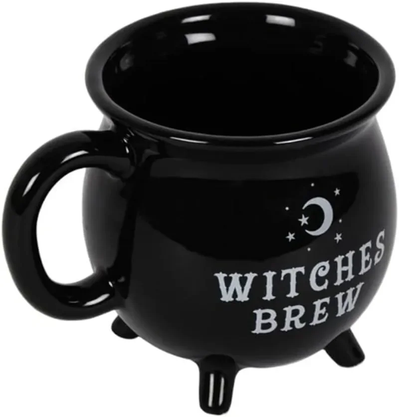 

Witches Brew Cauldron Coffee Mug Ceramic Coffee Cups 300ml/10ozBeverage Mug Witchy Gifts Witch Decor Halloween Mugs Gifts