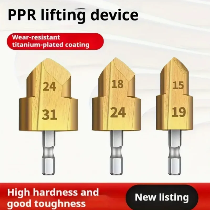 1 Piece Stainless Steel Hex Ppr Drill Bit Set - 20/25/32mm Size for Easy Handling