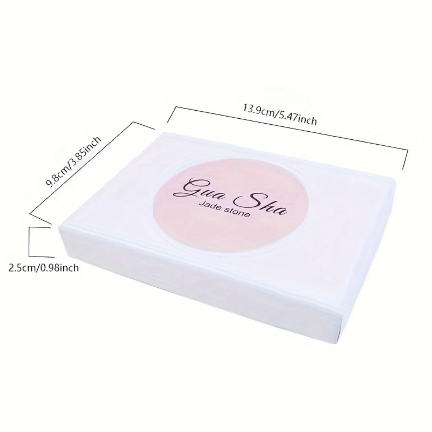 2피스 옥 롤러 & 괄사 세트 (눈, 목 & 피부 관리용) - 하트 모양 얼굴 마사지기 - 듀얼 헤드 뷰티 스크래핑 도구