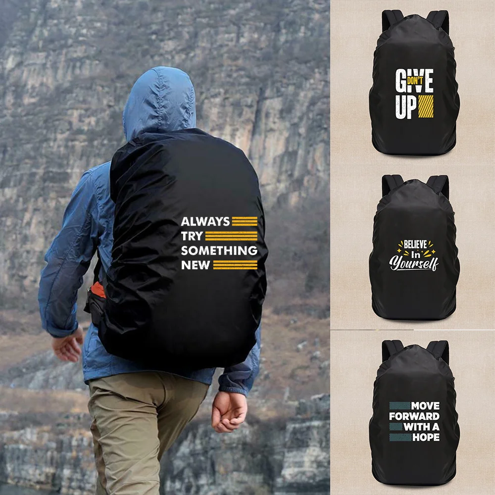 Nylon Backpack Rain Cover Practical Simple Travel Accessories Fit for 20L‑70L Backpack for Camping Hiking