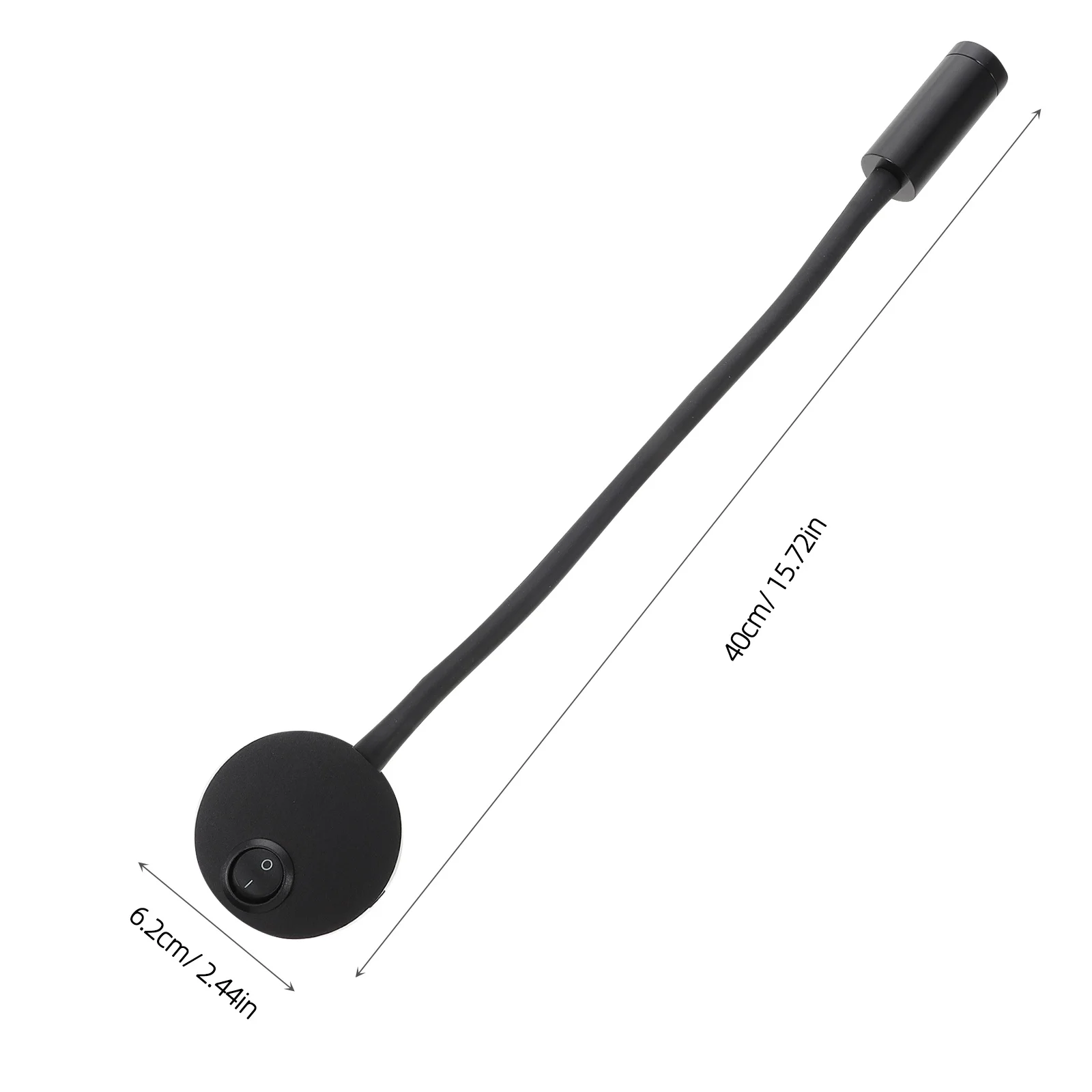 

3W LED Bedside Lamp Flexible Gooseneck Plug-in Wall Light Black Vintage Industrial Rope Wall Lamp for Bedroom Living Room Study