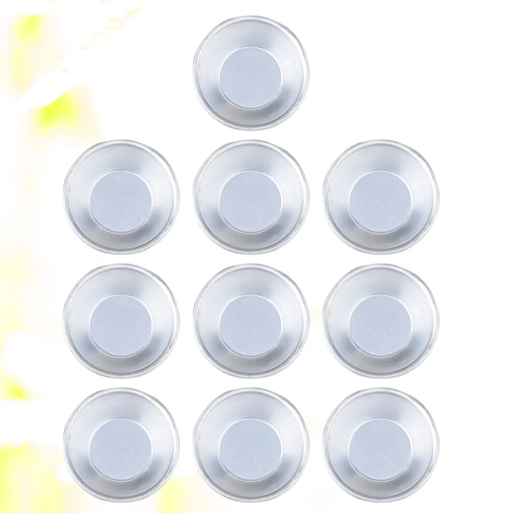 

10pcs Delicate Egg Tart Moulds Useful Tart Pans Reusable Baking Cup Molds Rice Ball Mould for Kitchen Baker Shop