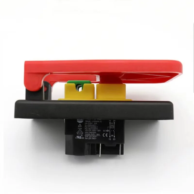 

1PCS KJD17B 16 4/5Pin Table Saws Electromagnetic Push Button Switchs 16A 220-240V Paddle Switch For Bench Drills Grinders Lathes
