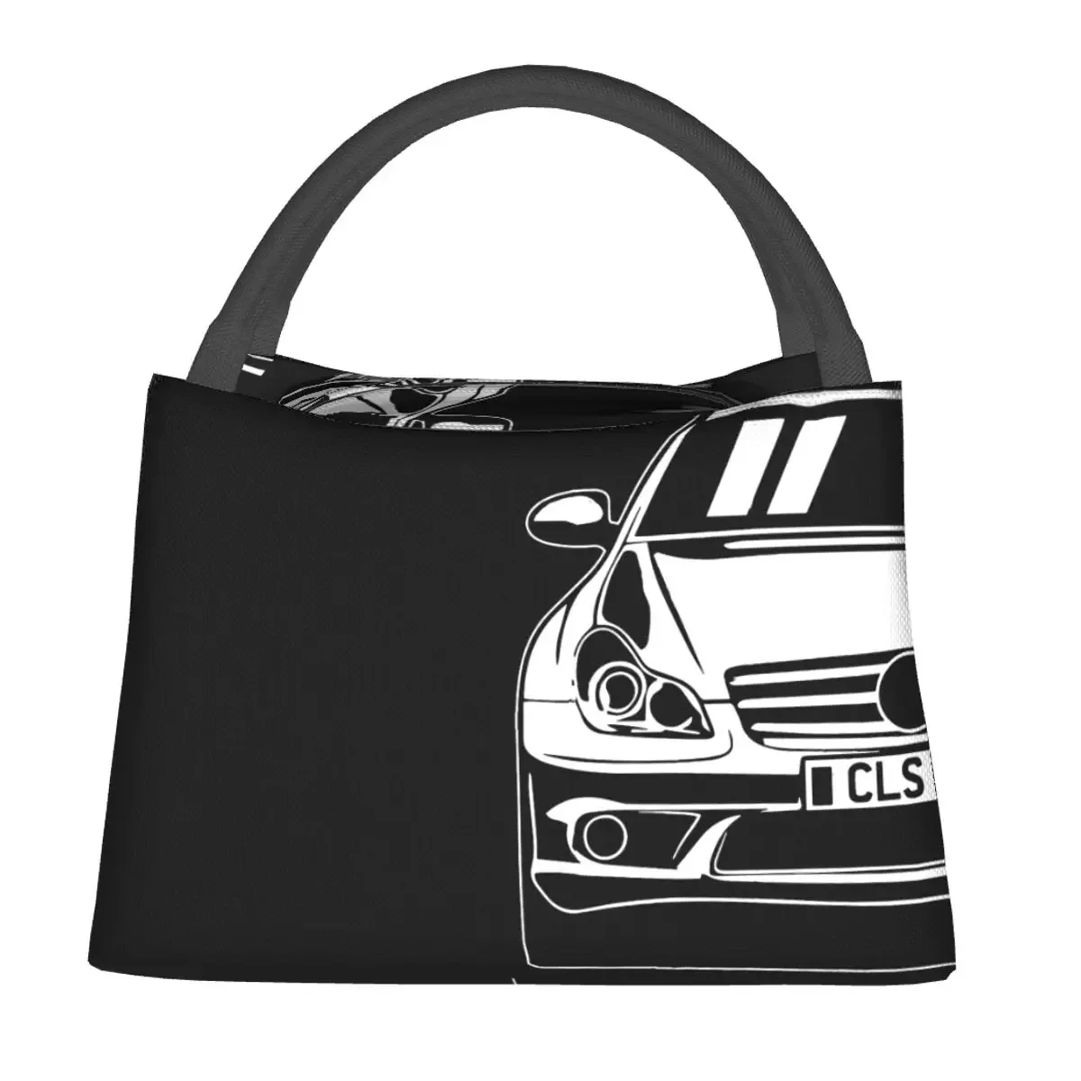 Illustration einer klassischen cls63 c219 cls Klasse w211 Lunch pakete isoliert Bento Box wieder verwendbare Lunch Tote Picknick taschen Thermo tasche