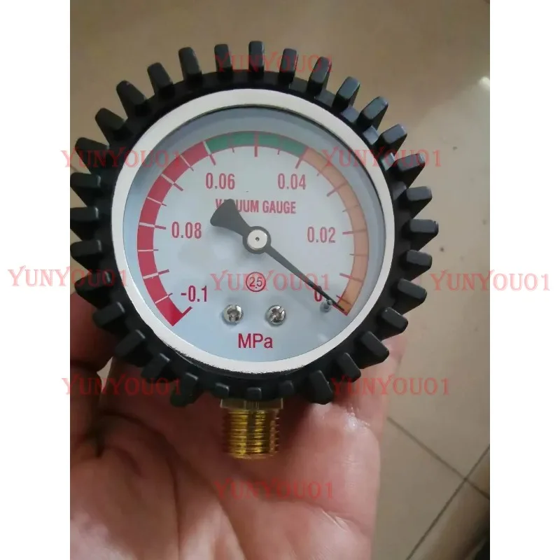 

1pc Suction Gauge Mobile Trolley Cow Milking Machine Parts Mobile Milker Vacuum Gauge -0.1Mpa-0Mpa