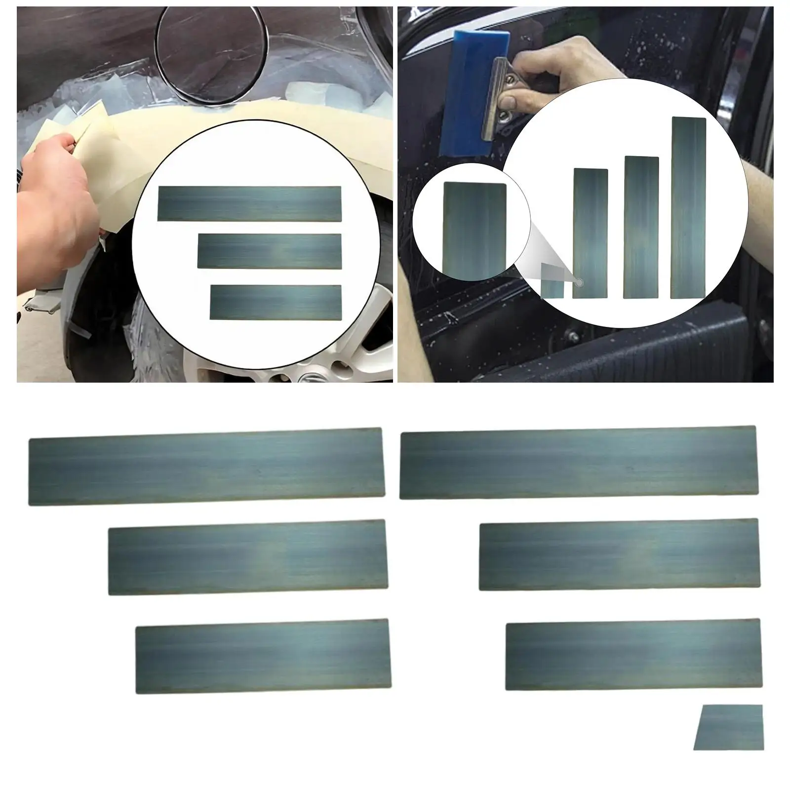 

Car Film Scraper Reusable Steel Spreader Versatile Hand Tool Window Tint for Car Body Repair and Wallpaper