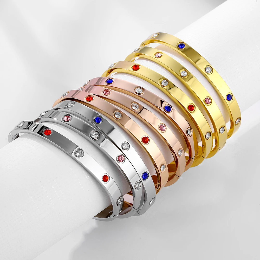 Stainless Steel Bracelet For Women Luxury Fashion Jewellery Women 2024 Sets