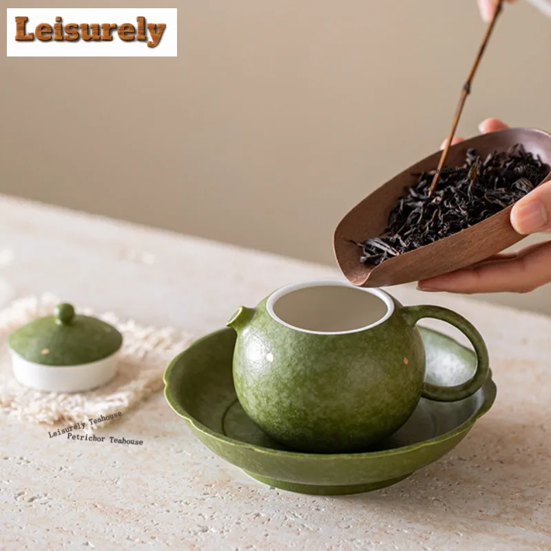 150ml Matcha Green Sprinkle Gold Teapot Boutique Tea Infuser Pot Household Tea Maker Kettle With Filter Puer Tea Items Craft