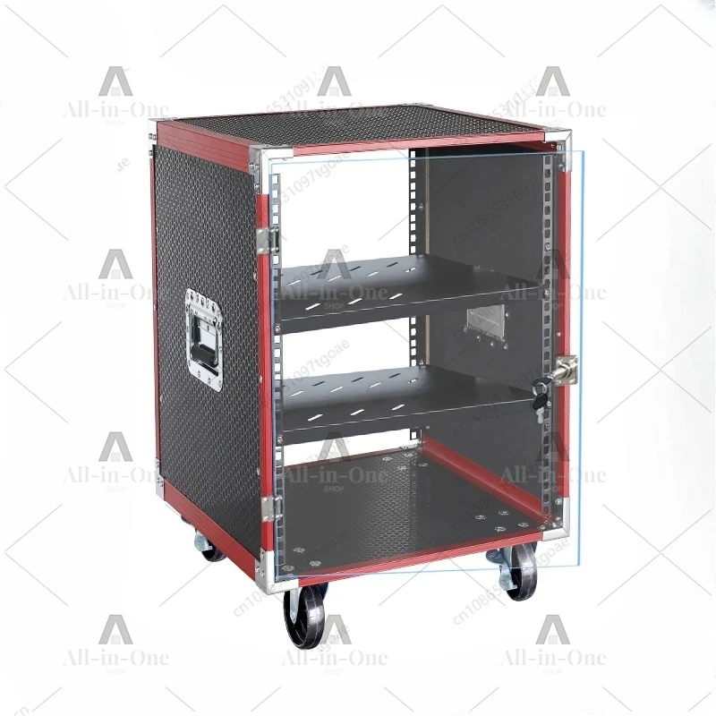 16U power amplifier cabinet household 10U air case audio equipment chassis outdoor mobile audio 12U equipment rack