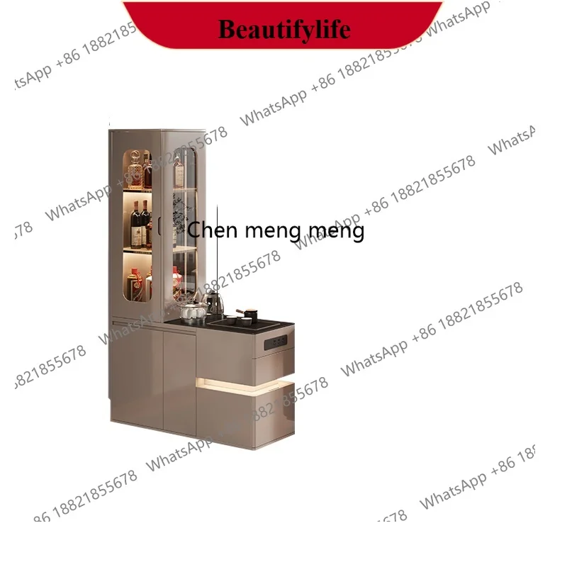 

side of the sofa is light luxury and high-end, the living room partition is narrow, and the entrance storage cabinet is new.