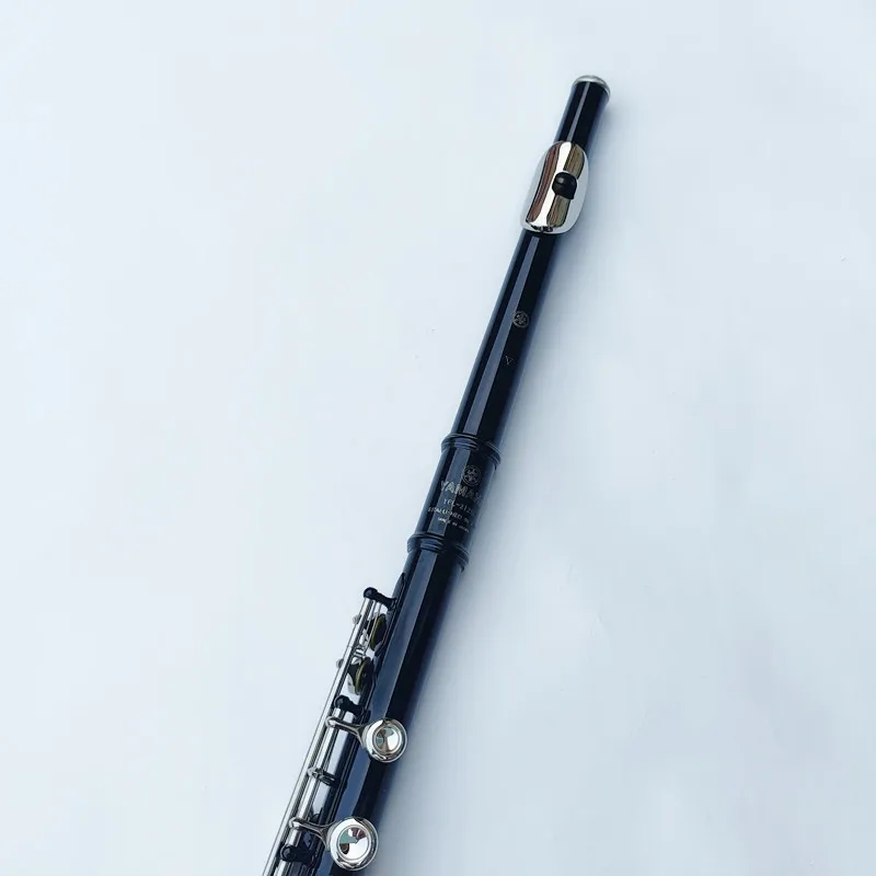 

Japan 212 Black 16 Holes Flute Woodwind Instrument Closed Key Add the E Key C Tone Nickel Plated Concert Flute With Music Case