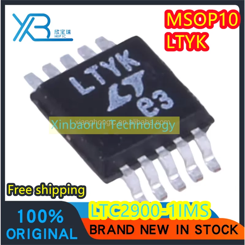 

(2/20 pieces) LTC2900-1IMS LTC2900 Parts Mark LTYK MSOP-10 Power Monitoring Chip 100% Original Authentic Consumer Free Shipping