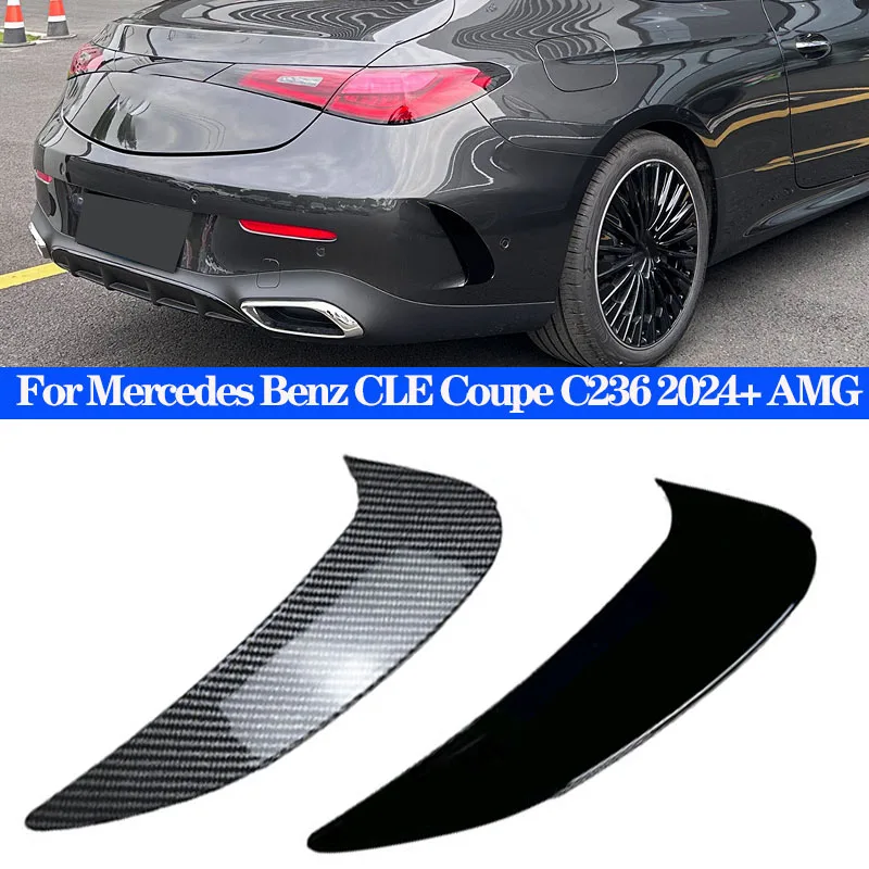 

Pop Car Rear Bumper Splitter Spoiler Canard Air Vent Trim Spoilers Exterior Parts For Mercedes Benz CLE Class Coupe C236 AMG 202