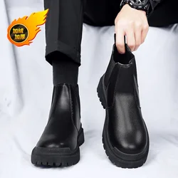 Ankle Boots Casual Sneaker Casual Shoes Leather Shoes Male Sneakers Loafers Sports and Leisure Work Wear Men's Autumn Sneakers