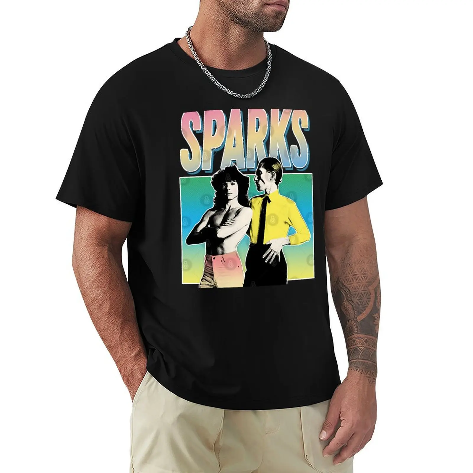 

Sparks - Vintage Style Aesthetic Design T-Shirt oversizeds vintage cheap stuff fitted t shirts for men