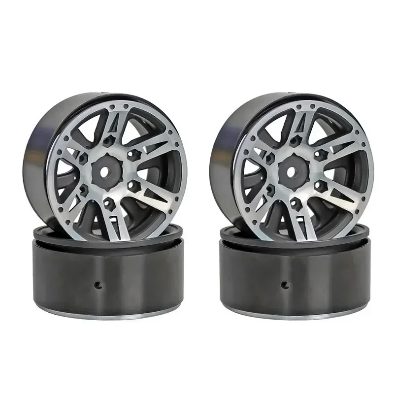 

4 шт. 1/10 RC Rock Crawler из металлического сплава BEADLOCK 1,9-дюймовый обод колеса для Trxs TRX-4 Axial SCX10 SCX10 III AXI03007 Tamiya CC01 D90