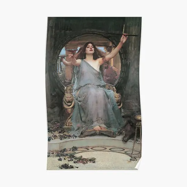 Circe Offering The Cup To Odysseus By Jo  Poster Print Decoration Art Decor Picture Mural Modern Room Vintage Painting No Frame