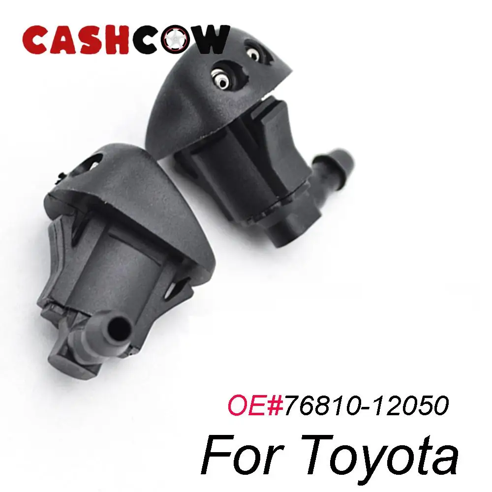 CASHCOW Pair Front Windscreen Washer Jet Nozzle Set For Toyota Yaris XP10 Tacoma MR2 MK2 MK3 Celica MK6 1999 1998 1997