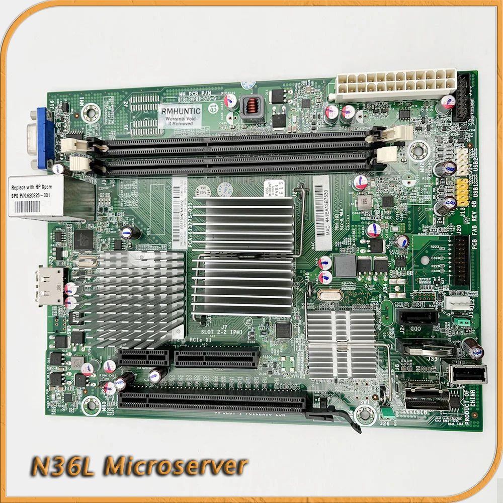 For HP N36L Microserver 1.3GHz Motherboard 620826-001 613775-001