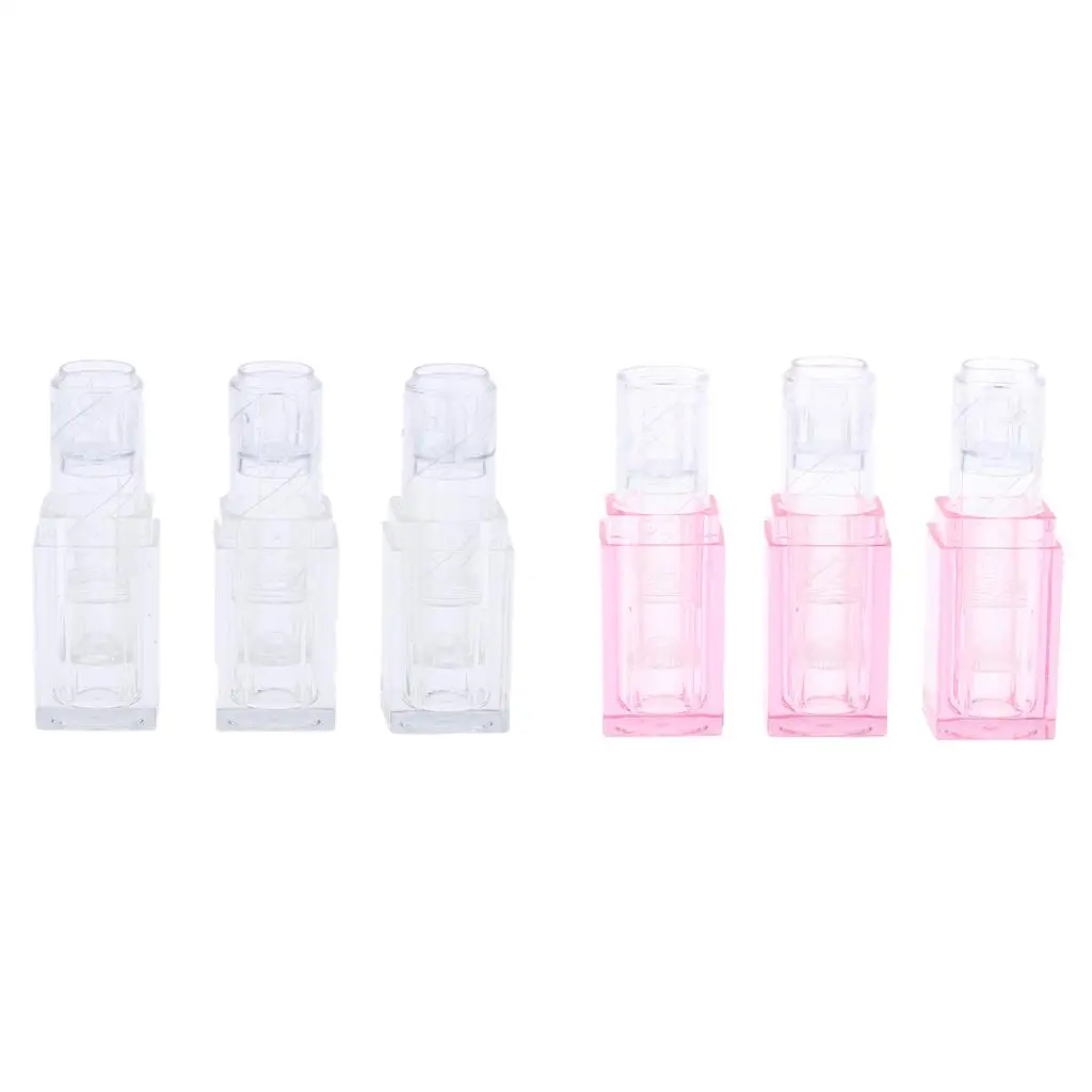 2-4 opakowania 3x3.8g pusty balsam do ust DIY pojemniki kosmetyczne butelki szminki